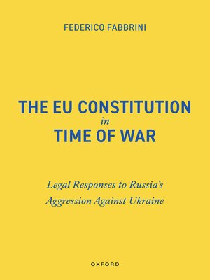 cover image of The EU Constitution in Time of War